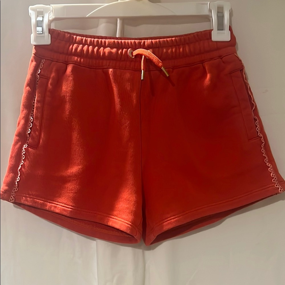 Orange Chloé Girls Shorts
